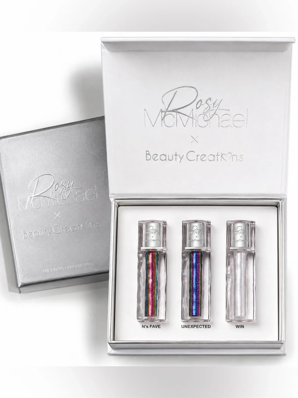 ✨ Beauty Creations x Rosy McMichael Chrome Eyeshadow Trio | 3-Piece Set | NIB